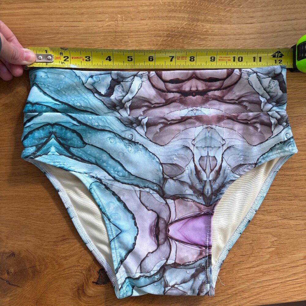 Like New The Bendy Brand Pole Shorts - Pastel watercolor print, Size S